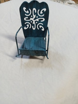 Miniature Metal Rocking Chair- 3 1/2 Inches Tall - £10.87 GBP