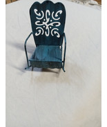 Miniature Metal Rocking Chair- 3 1/2 Inches Tall - £10.95 GBP