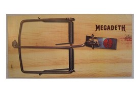 Megadeth Poster 2 Sided Risk Mouse Trap Promo - £7.06 GBP