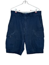 Polo Ralph Lauren Men&#39;s Shorts Heavy Weight Cargo Outdoor Hiking Blue Si... - £19.05 GBP