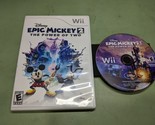 Epic Mickey 2: The Power of Two Nintendo Wii Disk and Case - £4.32 GBP