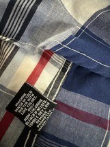 Carbon Slim Fit Men's Multicolor Button Up Plaid Pockets Shirt Long Sleeve S image 6