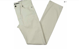 Robert Graham Slim Jim &#39;j EAN O&#39; Twill PANTS/JEANS Light Grey - £55.94 GBP