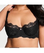 Victoria&#39;s Secret Dream Angels Lace Uplift Bra 36D Black - $39.62 CAD