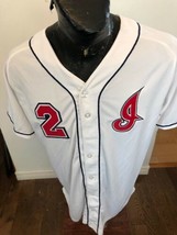 MENS Large Athletic Knit Baseball Jersey &#39;I&#39; #2 - $8.10