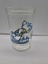 Vintage 1991 Tom and Jerry Soccer Welch’s Jelly Jar Drinking Glass 4&quot;  - £6.32 GBP