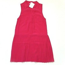 NWoT Joie Nila in Watermelon Pink Pleated Silk Drop Waist Shift Dress S - £43.15 GBP