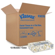 Kleenex Facial Tissues Premium 2-Ply White, 125 Tissue/ Box, 12 Boxes/Cs, 03076 - £49.81 GBP