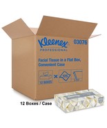 Kleenex Facial Tissues Premium 2-Ply White, 125 Tissue/ Box, 12 Boxes/Cs... - £49.83 GBP