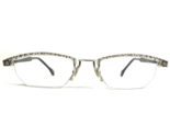 Vintage TLH Eyeglasses Frames N 514-X-6 ST Black Gray Geometric MCM 50-2... - $46.53