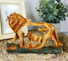 Ebros Rustic Safari African Savannah Pride Lion King Scene Figurine 7&quot;Long - €16,78 EUR