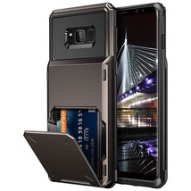 Case For Galaxy S8 Case Wallet 4-Slot Pocket Credit Card Id Holder Flip Door Scr - £18.95 GBP