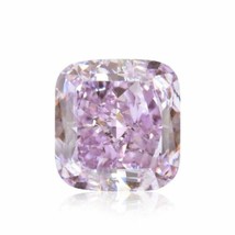 0.06ct Natural Loose Fancy Intense Purple Pink Color Diamond GIA Cushion SI1 - £787.06 GBP