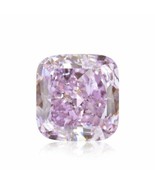 0.06ct Natural Loose Fancy Intense Purple Pink Color Diamond GIA Cushion... - £772.05 GBP
