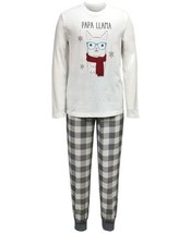 allbrand365 designer Matching Mens Holiday Llama Pajama Set, Medium - $40.00