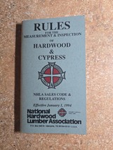 1994 National Hardwood Lumber Association Rules Booklet Measurement Inspection - £7.83 GBP