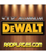 DeWALT Tools  4&quot; x 12&quot; Aluminum Metal Wall Sign Garage Man Cave Tool Roo... - £13.27 GBP