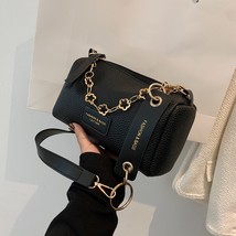 Fashion Women Solid Color Shoulder Bag PU Leather Solid Color Lychee Small Handb - £27.88 GBP