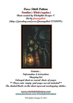 Familiar&#39;s Witch ~~ Cross Stitch Pattern - £15.64 GBP