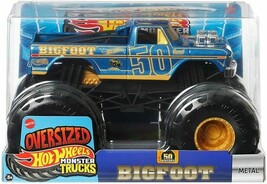 Hot Wheels Monster Trucks BIGFOOT 50TH Anniversary 1/24 scale VHTF New F... - $26.97