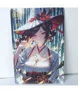 Sparkle Waifu Card Anime Girl Japan Wall Art Bamboo Oversized Board A5 - $419.43 MXN