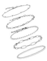 CONRAN KREMIX Gold Chain Bracelet Sets for Women Girls 14K - $58.79