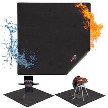 40&quot; Square Fire Pit Mat Under Grill Mat, Fireproof Mat 4 Layers Fire Pit Pad Pro - £33.86 GBP