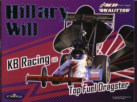HILLARY WILL NHRA HERO CARD TOP FUEL DRAGSTER VF - $18.62