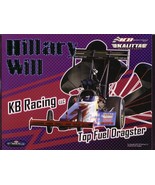 HILLARY WILL NHRA HERO CARD TOP FUEL DRAGSTER VF - £14.64 GBP