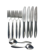 Gorham Stainless Flatware Spiral SEGOR 10 Piece Knives Dinner Forks Spoo... - $38.70