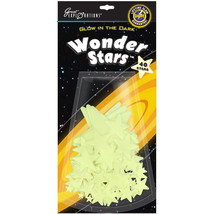 Glow-In-The-Dark Star Packs-Wonder Stars 40/Pkg - $17.06