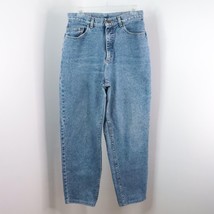 Vintage 90s Lee Women&#39;s 12 Long Cotton Denim High Waist Straight Leg Mom Jeans - £16.03 GBP