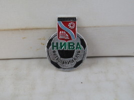 Vintage Soccer Pin - Niva Football Club - Stamped Pin  - $19.00