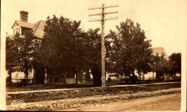 Residential. SCENE- Nd, La Moure, North Dakota, Rppc 1904-1918 Azo Postcard BK55 - £6.22 GBP