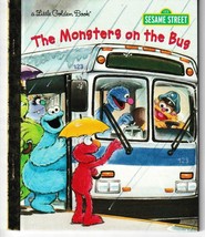 The Monsters On The Bus (Sesame Street) Little Golden Book - £4.55 GBP