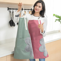 Women Aprons Waterproof Adjustable Neck Strap Absorbent Cooking Gardening BBQ Ba - £11.19 GBP+