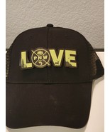 LOVE PNW Patched Black Mesh Low Profile Snapback Trucker Hat - $515.31 MXN