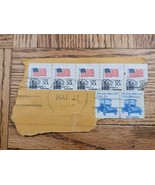 US Stamp Postal Cutout Supreme Court Flag 20c (x5) Electric Auto 1917 17... - $55.06 MXN