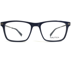 Nautica Eyeglasses Frames N8134 412 Gray Navy Blue Square Full Rim 54-18-145 - $27.84