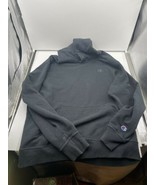 Super RARE Vintage 90s Champion Y2K Hoodie Sweatshirt Size Large Black O... - $942.26 MXN