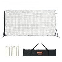 Soccer Rebounder Net, 12x6FT Iron Soccer Training Equipment, Sports Football... - $133.36