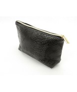 Cosmetic Travel Bag, Zippered, Faux Reptile, Gray, Rectangular Design, #... - $9.33 CAD