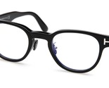 NEW TOM FORD TF5783-D-B 005 Black Eyeglasses Frame 47-23-145mm B40mm Italy - $142.09