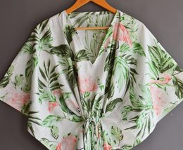 Cotton Kaftan, Indian Floral Kaftan, Long Caftan,Dress for to be Moms, Beach Cov - £27.90 GBP