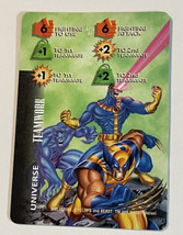 Marvel Overpower Wolverine, Cyclops and Beast 6, 6, +1,+2  Universe Card 1995    - £4.71 GBP