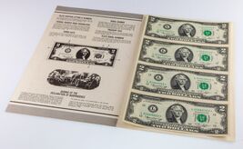 Series of 1976 $2 Federal Reserve Note Sheet (4Pcs) FR# 1935-L* STAR NOT... - $150.29
