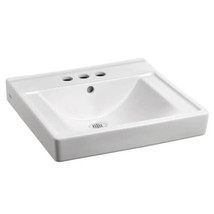 Decorum EverClean Wall-Hung Sink With 4&quot; Centerset, for Concealed Arms o... - £177.70 GBP