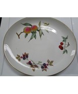 Royal Worcester Evesham Oval Tray Fruits 10 X 13&quot; - $115.09 CAD