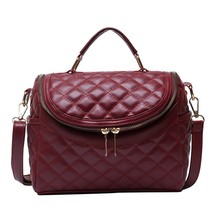 New Casual Lattice Crossbody Bags for Women Fashion Simple Shoulder Bag Ladies D - £24.66 GBP