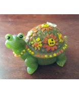 Adorable Smiley Little TURTLE Tortoise Desk Buddy Gifts Garden Pool Deco... - $8.99